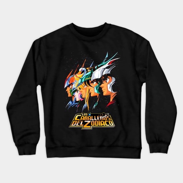 LOS CABALLERO DEL ZODIACO Crewneck Sweatshirt by markucho88